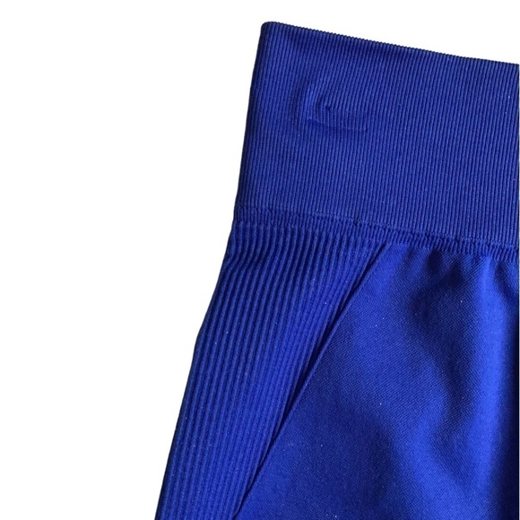 NUX Active Compression Capri Leggings Crop Mesh inlay NWOT - Picture 3 of 7